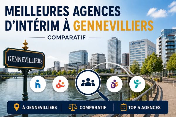 Top 5 des meilleures agences d'intérim à Gennevilliers